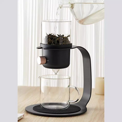 Porcelain Drip Coffee and Tea Pot