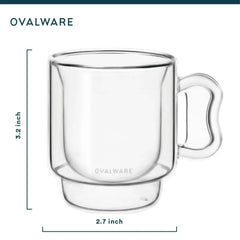 Double Wall Espresso Cups - 120ml/4oz