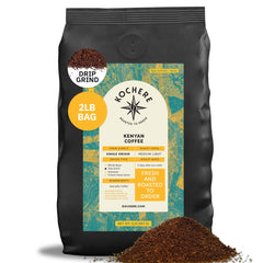 Kochere Coffee Kenyan Nyeri Embu AB Medium-Light Roast - Fruity, Balanced, Bright Cup