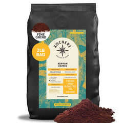 Kochere Coffee Kenyan Nyeri Embu AB Medium-Light Roast - Fruity, Balanced, Bright Cup