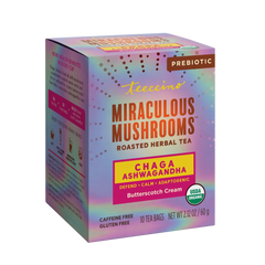Chaga Ashwagandha Butterscotch Cream Mushroom Herbal Tea