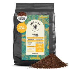 Kochere Coffee Kenyan Nyeri Embu AB Medium-Light Roast - Fruity, Balanced, Bright Cup