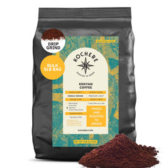 Kochere Coffee Kenyan Nyeri Embu AB Medium-Light Roast - Fruity, Balanced, Bright Cup