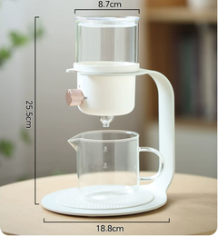 Porcelain Drip Coffee and Tea Pot