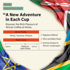 Kochere Coffee Horn of Africa Reserve Signature Espresso Blend - Medium-Dark Roast
