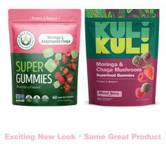 Moringa & Chaga Mushroom Superfood Gummies