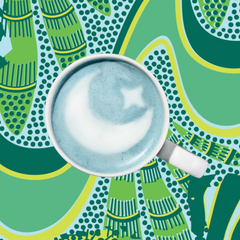 Blue Chamomile Superfood Latte
