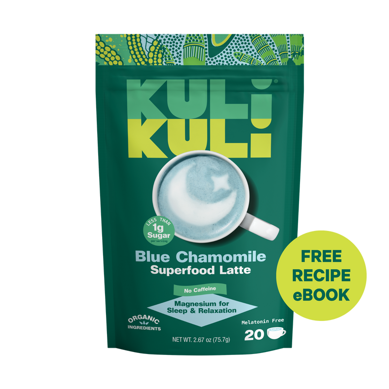 Blue Chamomile Superfood Latte