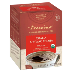 Chaga Ashwagandha Butterscotch Cream Mushroom Herbal Tea
