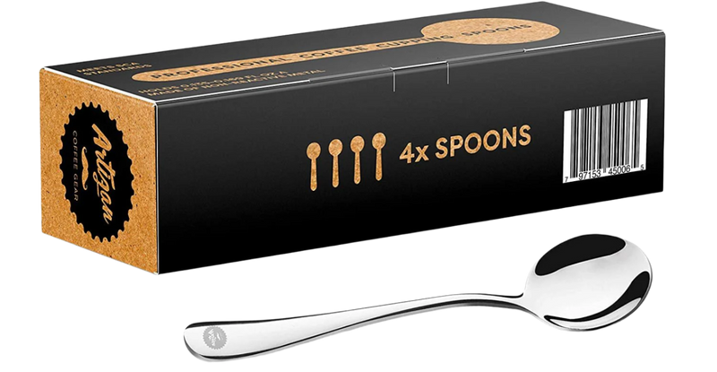 Specialty Coffee Association (SCA) Compliant - Coffee Cupping Spoon - Set of 4 Spoons