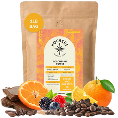 Kochere Coffee Colombian Medellin Single Origin Medium Roast - Dried Orange, Berry Notes