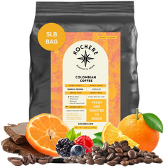 Kochere Coffee Colombian Medellin Single Origin Medium Roast - Dried Orange, Berry Notes