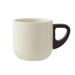 Handcrafted Ceramic Espresso Cup with Wooden Handle