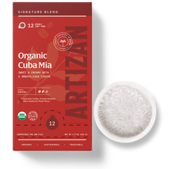 Organic Cuba Mia Double Espresso ESE Coffee Pods, Dark Roast - 12 Pods