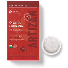 Organic Cuba Mia Espresso ESE Coffee Pods, Dark Roast - 18 Pods