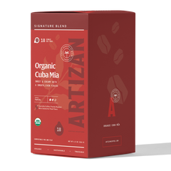 Organic Cuba Mia Espresso ESE Coffee Pods, Dark Roast - 18 Pods