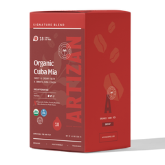 Organic Cuba Mia Decaf Espresso ESE Coffee Pods, Dark Roast - 18 Pods