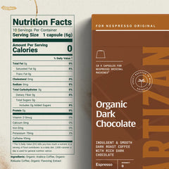 Organic Dark Chocolate - Espresso