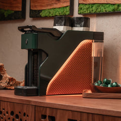 Line1 Espresso and Coffee Machine: Evergreen & Saddle