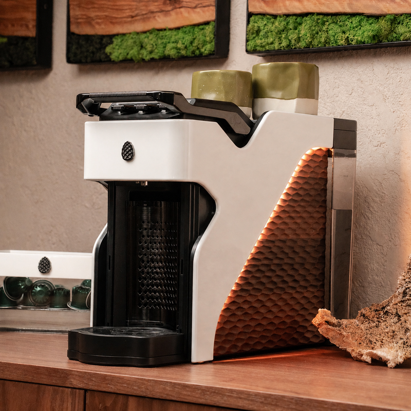Line1 Espresso and Coffee Machine: Glacier & Grain