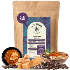 Kochere Coffee Honduran Marcala Organic Medium Roast - Caramel, Spice, Brown Sugar Notes