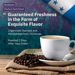 Kochere Coffee Honduran Marcala Organic Medium Roast - Caramel, Spice, Brown Sugar Notes