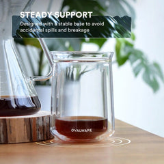 Double Wall Coffee Tasting Glass - 350mL/12oz