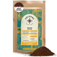 Kochere Coffee Kenyan Nyeri Embu AB Medium-Light Roast - Fruity, Balanced, Bright Cup