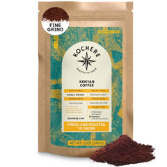 Kochere Coffee Kenyan Nyeri Embu AB Medium-Light Roast - Fruity, Balanced, Bright Cup