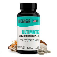 Organic Mushroom Complex Supplement Capsules