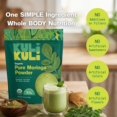 Pure Moringa Powder for Energy (Value Size)