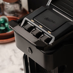 Line1 Espresso and Coffee Machine: Satin Black & Onyx