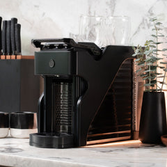 Line1 Espresso and Coffee Machine: Satin Black & Onyx