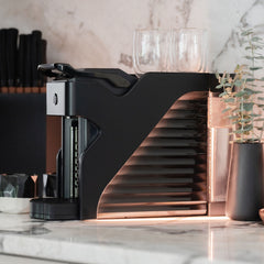 Line1 Espresso and Coffee Machine: Satin Black & Onyx