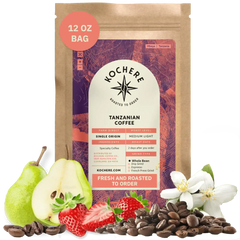 Kochere Coffee Tanzanian Mbeya AB Medium-Light Roast - Pear, Floral, Jasmine Notes