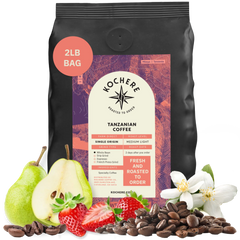 Kochere Coffee Tanzanian Mbeya AB Medium-Light Roast - Pear, Floral, Jasmine Notes