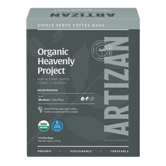 Organic Heavenly Project Decaf Coffee Singles