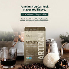 Organic Mushroom Coffee Fusion - Lion's Mane & Chaga