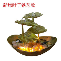 Creative Lotus Fountain LED Night Light for Home Decor