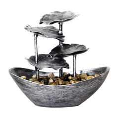 Creative Lotus Fountain LED Night Light for Home Decor