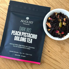 Dark Iris - Peach Pistachio Oolong Tea