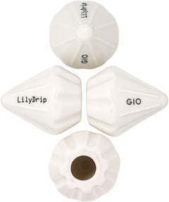 GIO – Ceramic Pour-over Coffee Accessory for Pour-Over Cone Dripper, Slow Flow Rate