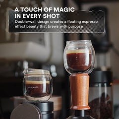 Double Wall Espresso Pouring Glass (Set of 2)