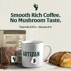 Organic Mushroom Coffee Singles Vitality with Lion’s Mane & Chaga