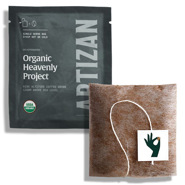 Organic Heavenly Project Decaf Coffee Singles