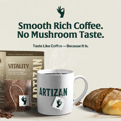 Organic Mushroom Coffee Singles Vitality with Lion’s Mane & Chaga